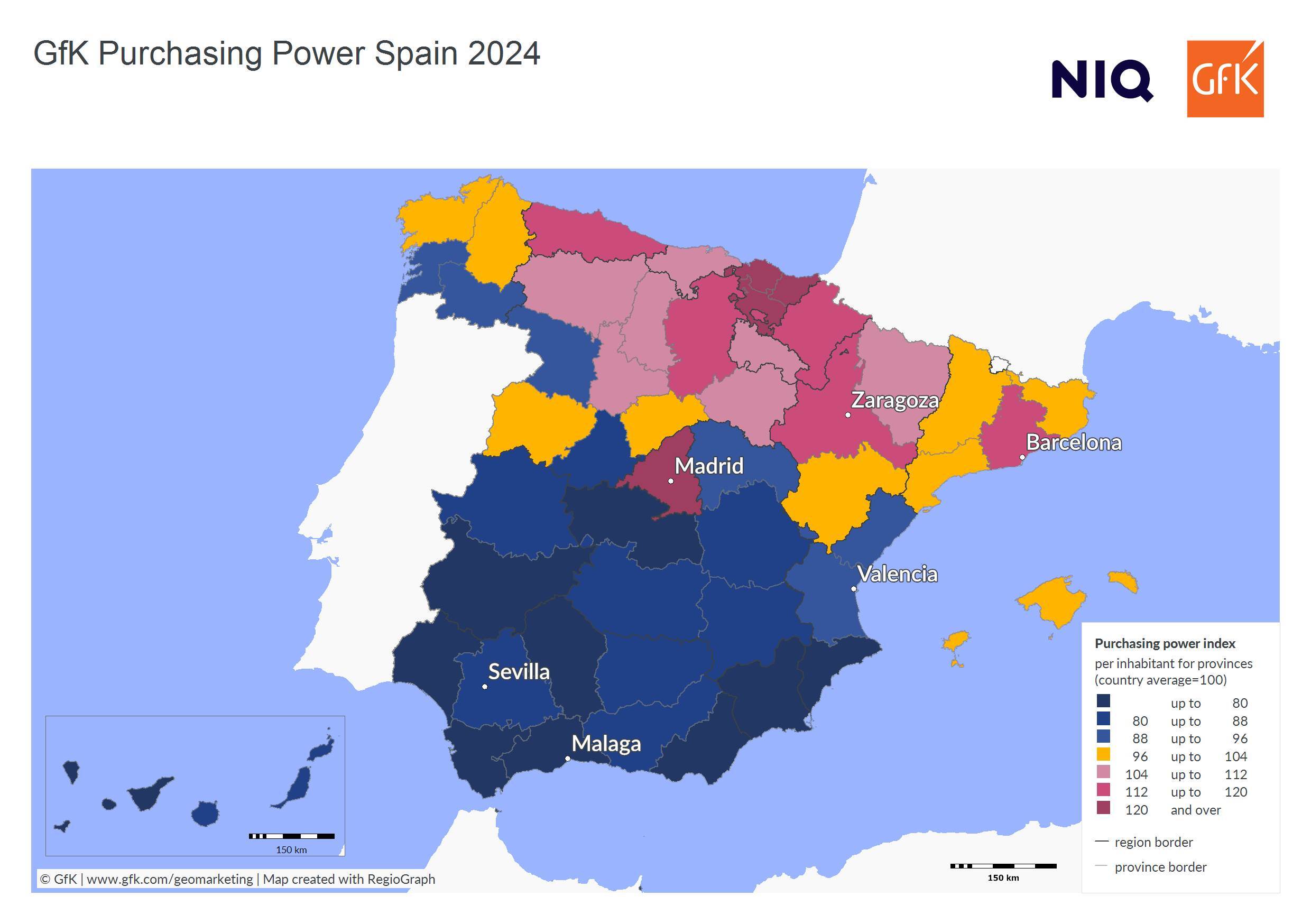 GfK Purchasing Power Spain 2024